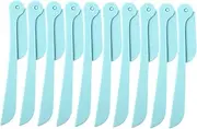 WOONEKY Professional Eyebrow Grooming Kit 10pcs Stainless Steel Eyebrow Trimmer Tweezer Razor Set Safe for Women Portable for Travel