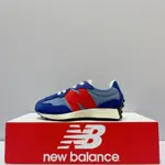 NEW BALANCE NB327童鞋 中童 W楦 寬楦 寶藍紅 麂皮 鬆緊帶 PH327VD