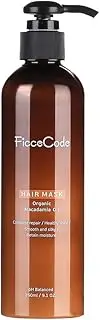 FicceCode Hair Mask with Organic Macadamia Nut 260 ml, 260 ml