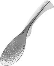 CONGARTENO Non Stick Stainless Steel Rice Paddle Compact Rice Spatula with Comfortable Grip for Kitchen and Restaurant Use Versatile Serving Spoon and More