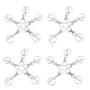 20pcs Lobster Clasp Clips Key Hook Keychain Making Findings