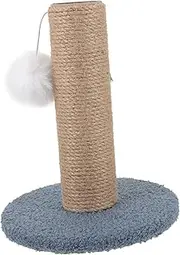 Kitten Scratcher Post with Hanging Ball Reusable Wear Resistant Cat Scratching Pole for Play Relaxation Durable Stylish Design for Home Decor Comfortable Safe for Your Pet