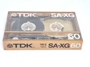TDK SA-XG 60 1986 USA Blank Audio Cassette Tape (Sealed) New!