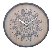 Mandala Boho Home Wall Clock Hanging MDF Lovely Boho Decoration Home Decor