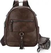Mini Backpack Purse for Women,Chase Chic Vegan Leather Cute Small Backpack Ladies Fashion Shoulder Handbag