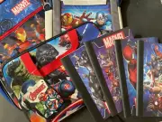 MARVEL's THE AVENGERS MEGAPACK [NEW!] bag, backpack, tote + 4 composition books