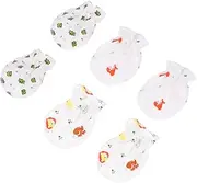 [COMPUKAS] Cartoon Scratch Gloves Safe Protective Gloves for Boy Girl and Boy Girl Mixed Styles for Home Use for Face Protection