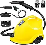 Home Steam Cleaner Steam Mops for Floor Cleaning with 2 L Tank 6 Accessories Handheld Multipurpose Powerful Steamer for Home Floor Kitchen Carpet Couch Car Bed Tile