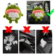 Car Cartoon Tissue Box Holder Plush Animal Tissue Dispenser Tissue Storage Box