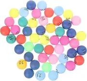 Kisangel 1 Set Colorful Raffle Balls Game Props for Home Party Activities Durable and Fun Game Balls for Family and Friends Entertainment
