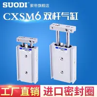 在飛比找Yahoo!奇摩拍賣優惠-#氣缸系列-SMC 型雙軸雙桿 氣缸CXSM6-10/20/