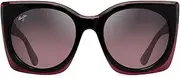 [Maui Jim] Pakalana Sunglasses, Black cherry w/raspberry interior
