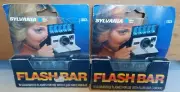 Two Sylvania GTE Flashbar Flashes (For Polaroid Cameras), New Old Stock, 1970s?