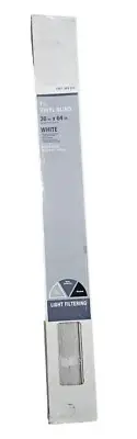 Home Depot 1" White Vinyl Mini-Blinds 36"Wx64"H Light Filtering NIB Wand Control