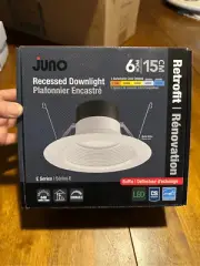 Juno Contractor Select 6RLD 6 in. 3000K LED White Recessed Light Trim w/Retrofit