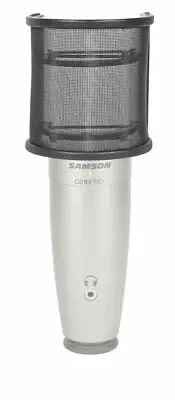 Rockville Pop Filter Curved Mesh Microphone Windscreen for Samson C01U Pro USB