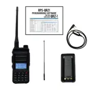 Explorer QRZ-1 HT Radio w/ Prog. Software/Cable, Hi-Cap Battery, Hi-Gain Antenna