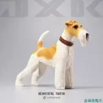 🔥臺灣熱賣 免運🔥JXK 1/6 獵狐梗犬仿真動物模型寵物狗家居治愈系潮玩手辦桌面擺件