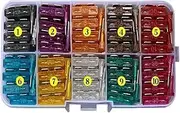 100pcs 50pcs Medium Sized Blade Type car Fuse Classification Set with Box car Truck 2/3/5/7.5/10/15/20/25/30/35A fuses(100pcs)