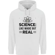 Science Like Magic But Real Funny Geek Nerd Childrens Kids Hoodie