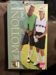 Mediven Motion Sport 16-20mmHg Unisex White Calf CT Compression Sock Size Small