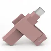iXflash 1 TB Backup Flash Drive USB A & USB C for iPhone iPad & Computer Pink