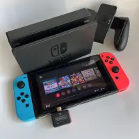 在飛比找蝦皮購物優惠-可改 Switch 主機 NS Nintendo 主機 紅藍