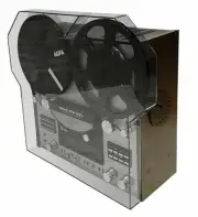 NEW Grey Dust Cover with Reel Extensions for OLIMP 005-006 Reel Tape Recorder