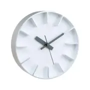 Lemnos Edge Clock White AZ-0116 WH Wall Clock Japan