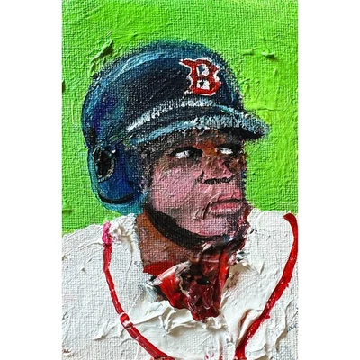 David Ortiz - Acrylic on Canvas 4x6in