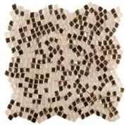 Emser Tile W80CHAR1212MO Charm Pebbles - 6" x 12" Square Wall - Magnet