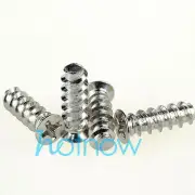 50 pcs Silver Computer PC Case Fan Mounting Screw 5mm*15mm