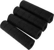 Levemolo 4 Pcs Bed Foot Protector Bed Leg Bed Frame Feet Replacements Bed Frame Legs Furniture Leg Protection Mat Legs for Bed Frame Bed Frame Leg Covers Heel Protectors for Bed