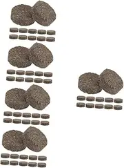 GANAZONO 5sets Natural Firelighter Charcoal BBQ Fire Starters Instant Flame Starter Wood Blocks for Outdoor Camping BBQ 20pcs*5