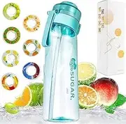 EASYNICE air bottled water, 7 fruit-flavored pods, sports water cups Drink no sugar, no calories, and no BPA for adults and children 650 ml