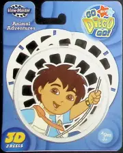 GO DIEGO GO! 3d View-Master 3 Reel Packet NICK JR - NEW SEALED