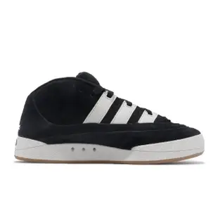 【adidas 愛迪達】x Atmos Adimatic Mid 黑 白 男鞋 鯊魚麵包鞋 麂皮 中筒 休閒鞋 愛迪達(IF6289)