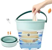 Mini Washer | Small Foldable Washing Machine 10L - Small Ultrasonic Cleaning Washer for Clothes Caravan Dorm