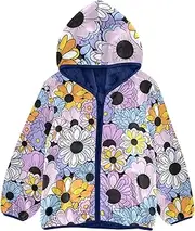 [Caihoyu] Big Girls Jackets With Sherpa Lining Girl Zip Up Sweatshirt Toddler Boy Winter Coat
