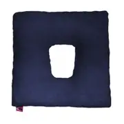 Ubio Square Coccyx Donut Cushion, Navy