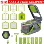 22 in 1 Vegetable Chopper Food Choppers Onion Veggie Slicer Cutter Dicer Kitchen