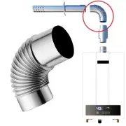 1pc Elbow Pipe 90 Degree Elbow 90�� Multi Flue Stove Pipe High Quality Stainless