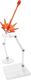 ZUNOXAZ 2pcs Action Figure Display Base with Fire Effects Energy Model Accessories for Striking Visuals High End Decoration for Collectible Figures and Dolls