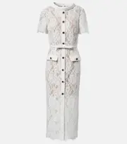 [Self-Portrait] Self-Portrait Lace midi dress AU 8 white