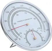 KALLORY Accurate Sauna Thermometer Precise Hygrometer Sauna Equipment Room Temperature Thermometer Household Temperature Humidity Gauge