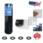 Premium Black PVC Coated Hardware Cloth 36" x 50' - 1/2" Mesh for Durable Fences