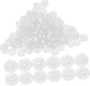 NOLITOY 100Pcs Fishing Line Stops Durable Fishing Lure Blocks for Sliding Float Techniques Discs Enhance Efficiency for Anglers