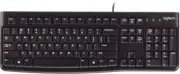 Logitech - K120 Full-size Wired Membrane Keyboard for PC with Spill-Resistan...