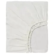 DYTÅG fitted sheet, white, Single