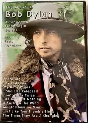 BOB DYLAN- ARRANGED FOR FINGERSTYLE GUITAR- taught by FRED SOKOLOW/ DVD- NEW!